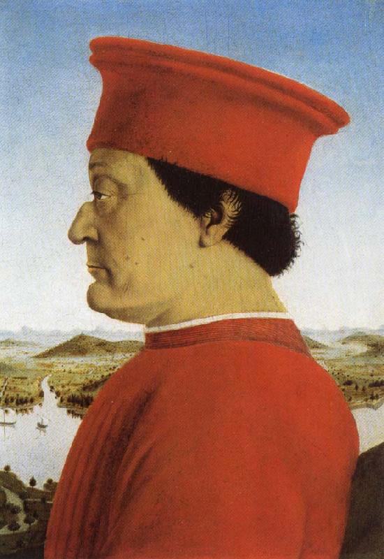 Piero della Francesca Federico di Montefeltro Sweden oil painting art